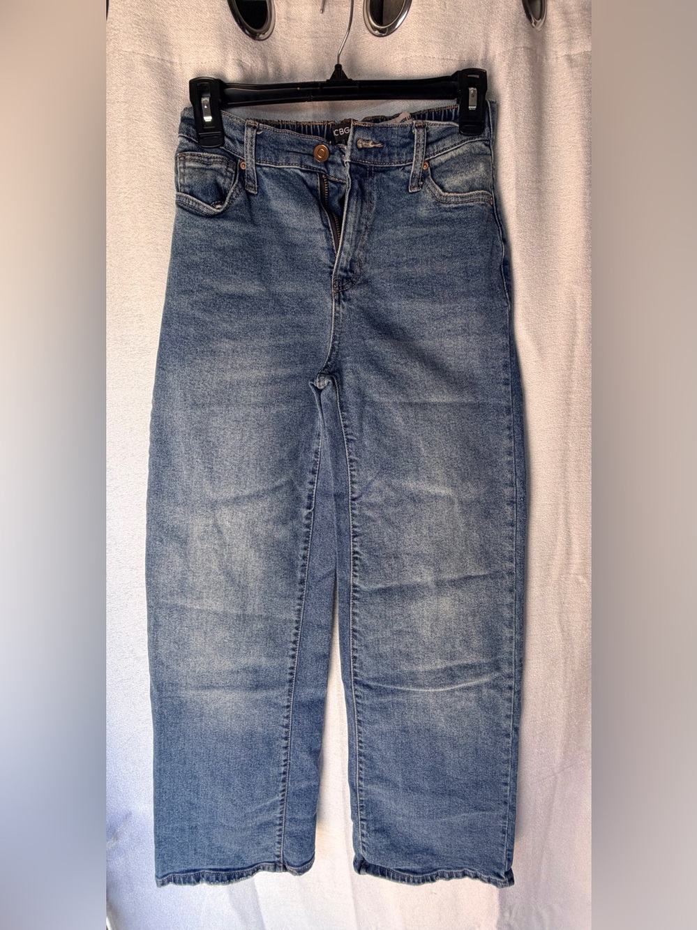 BCBGeneration Light Blue Baggy Wide Leg Jeans